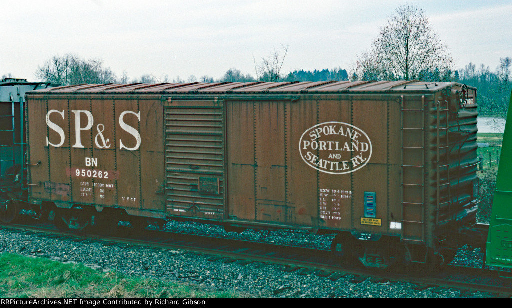 BN 950262 ex-SP&S Boxcar